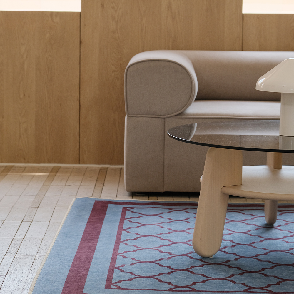 파르르맨션 사계절 대형 러그 디자인 거실 카페트 워셔블 먼지없는 러그 셰리프타일, 100x150cm