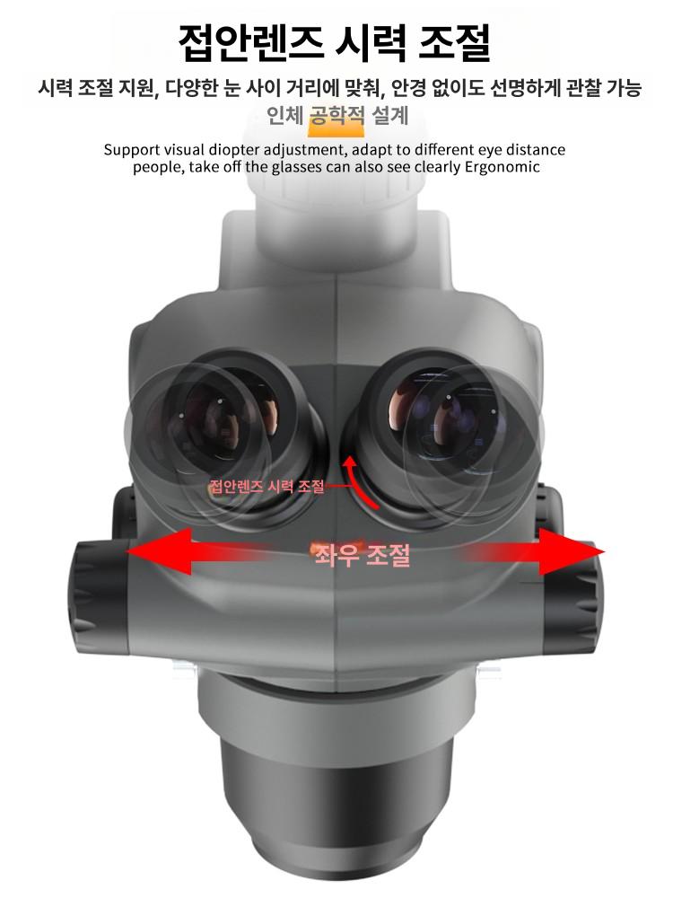 마이크로스코프 클램프 접이식 USB 타입 비디오 현미경 로베 2K 6.5-65x3중 렌즈 포함 - 상세 이미지 2