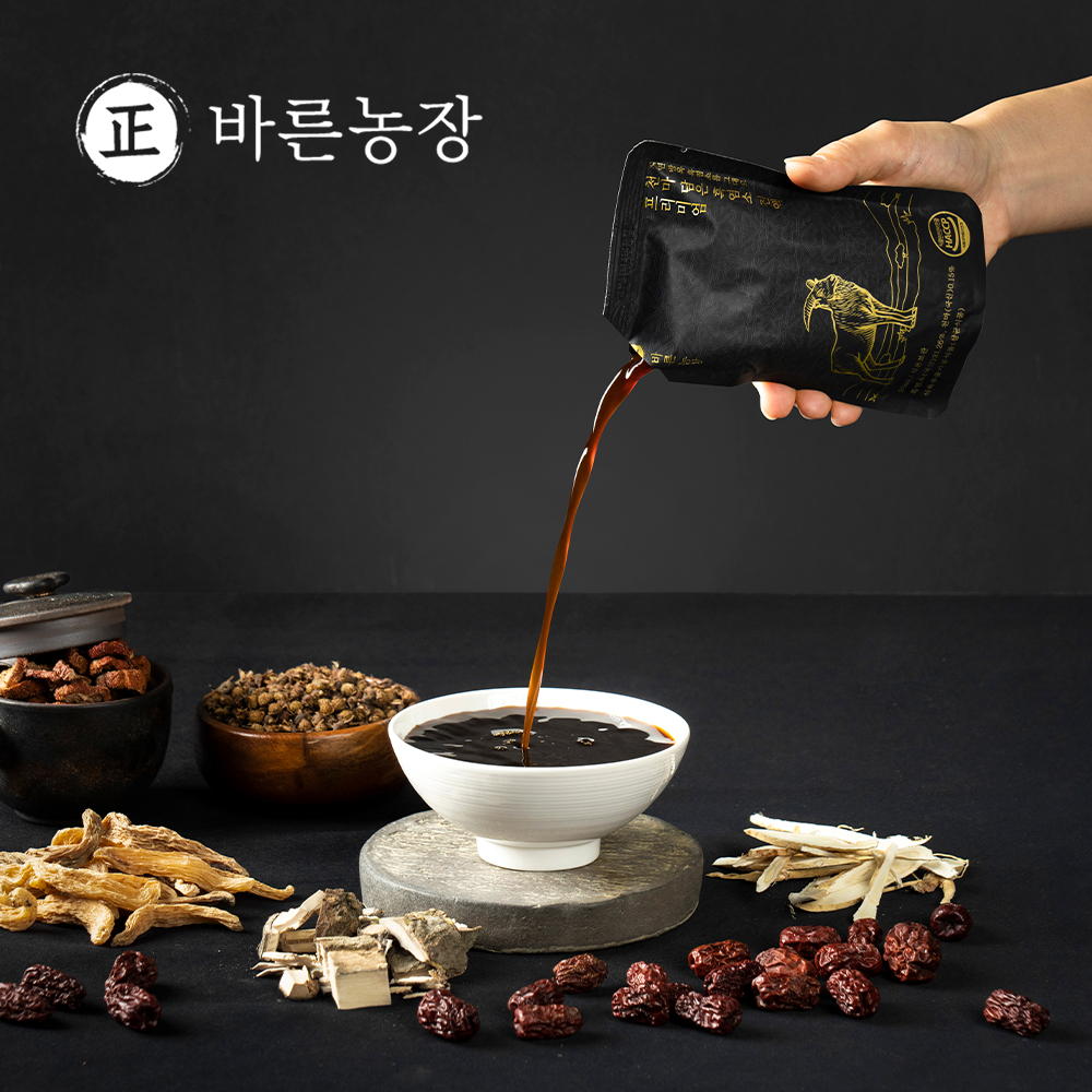 바른농장 흑염소진액 엑기스 천마 담은 흑염소즙 흙염소즙 효능 임산부 임신 30포, 1개 - 상세 이미지 3