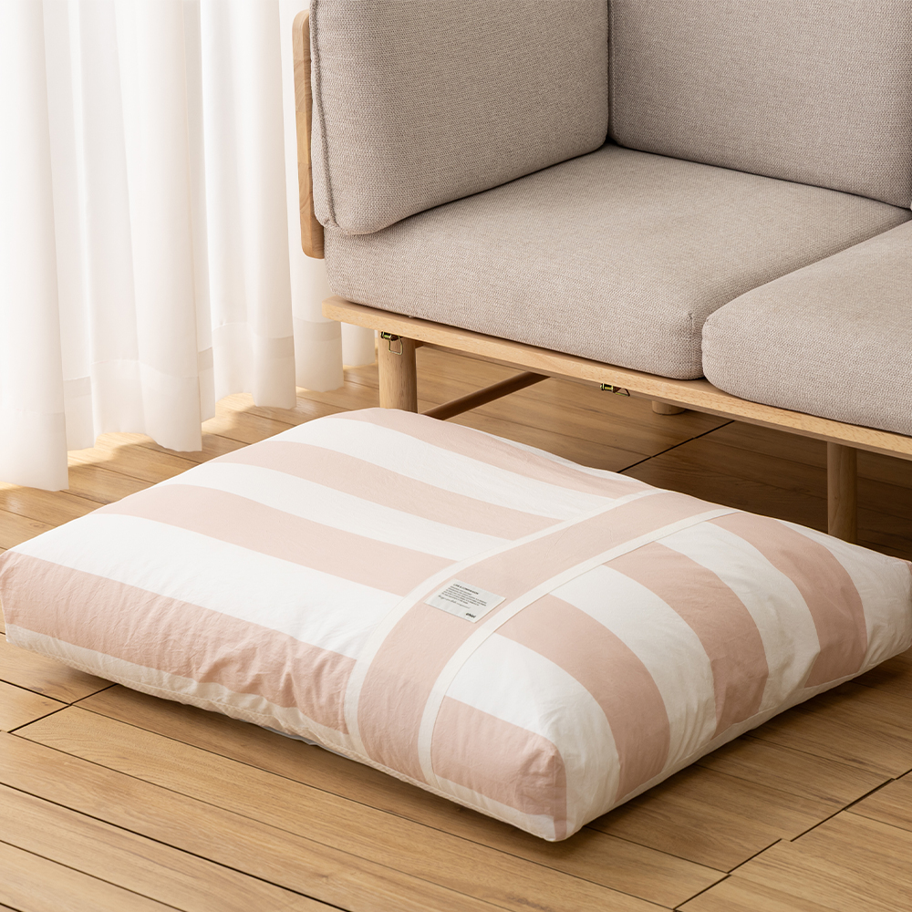 쉬오트 컴포트 카밍 베드 코지스트라이프 커버 단품 (3color) 강아지침대 강아지쿠션