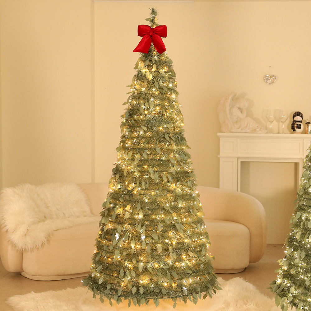 크리스마스트리 전구 세트 업다운 팝업 접이식 원터치트리 180cm 상세 이미지 4