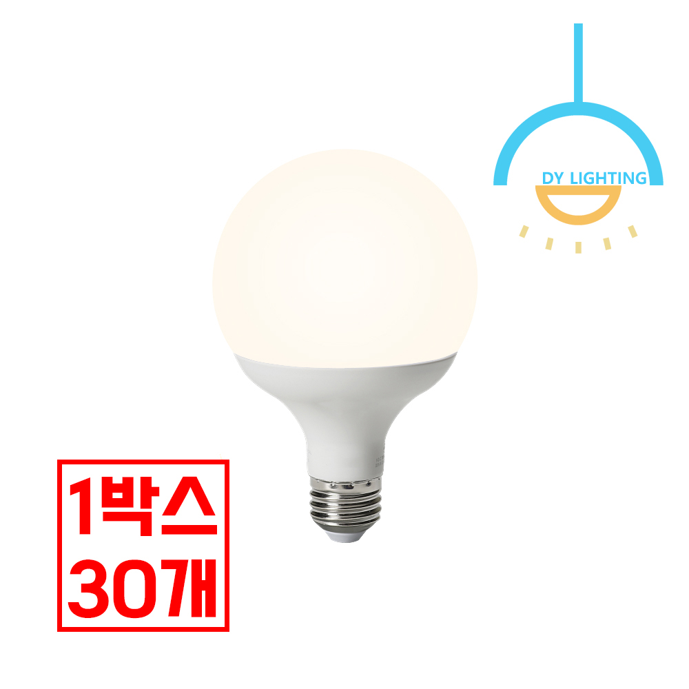 LED 전구 램프 볼구 12W, 롱 타입(주백색), 30개 - 메인 이미지