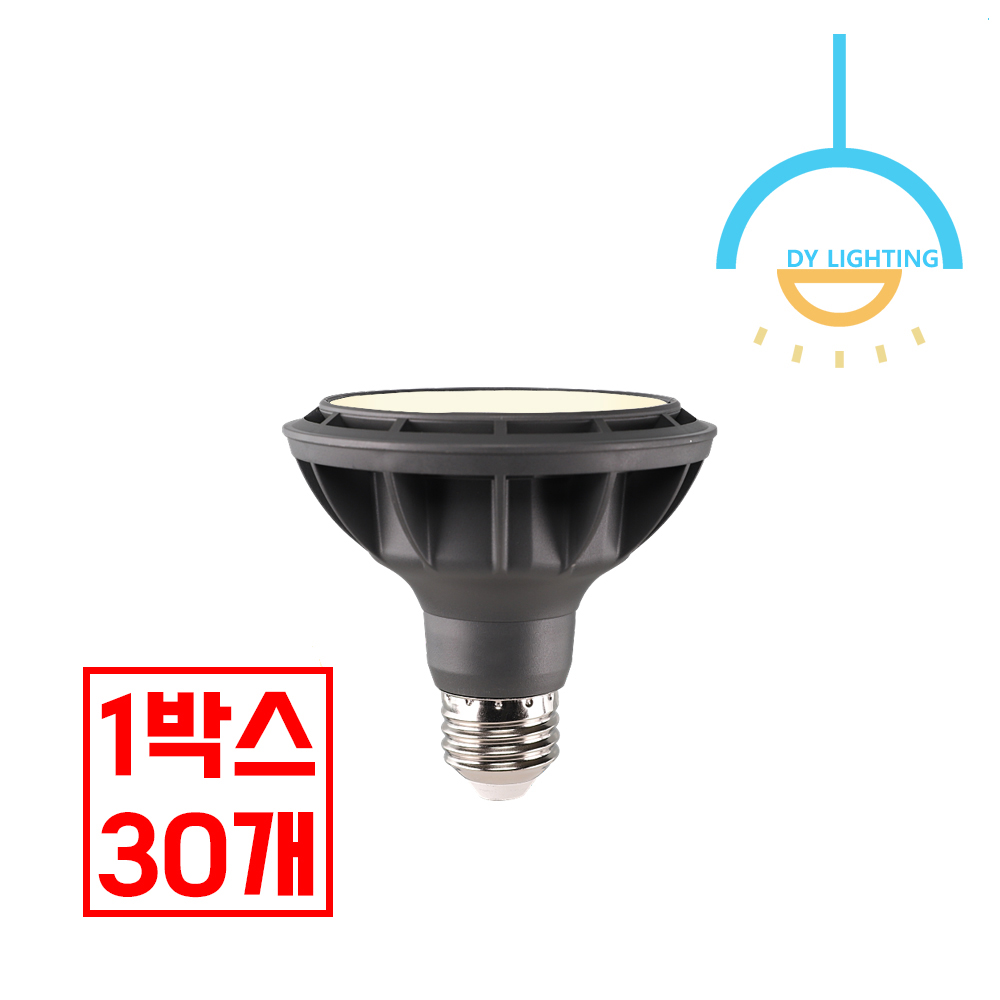 LED 전구 램프 파삼공 15W, 블랙-집중(전구색), 30개 - 메인 이미지