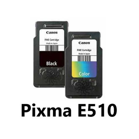상세설명에표시 캐논 프린터 복지관 센터 카트리지 정품 잉크 세트 Pixma E510
