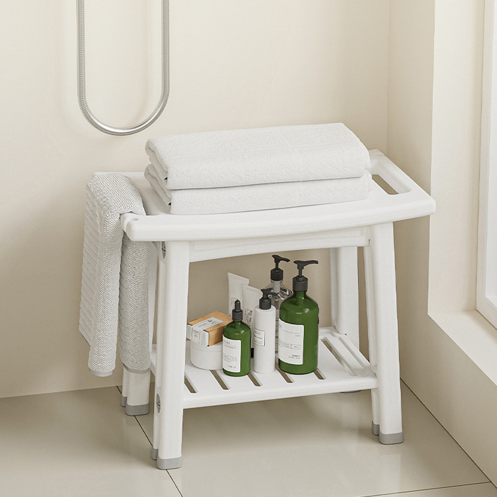 욕실 다용도 수납 의자 미끄럼 방지 화장실 목욕탕 목욕 샤워 의자 제품 이미지