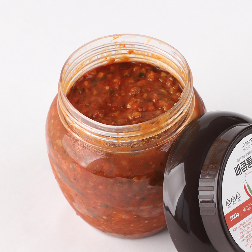 [통통파머스] 매콤 통보리장 대용량 업소용 500g 30개입 - 상품 이미지