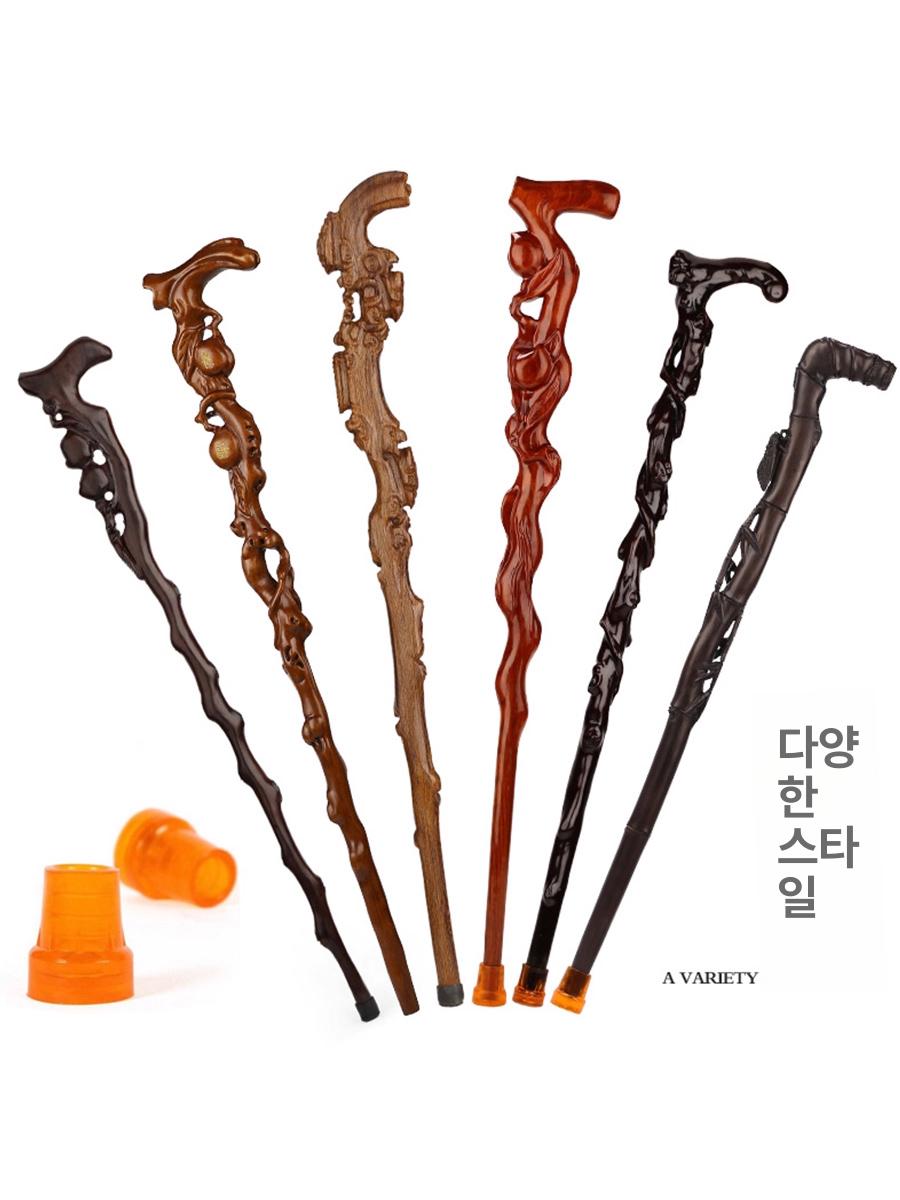 도사 지팡이 할아버지 연수목지팡이 스님 보조 보행 실버 마우스우드 앤티크 루트 조각 - 상세 이미지 3