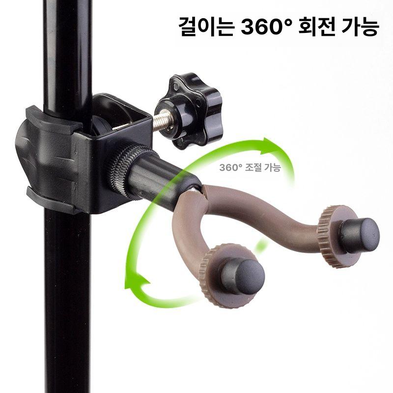 바이올린 거치대 보관 벽걸이 조립식 디스플레이 악기 우쿠렐라 간편 우쿨렐레 접이식 바이올린 이허 전용 행거 - 상세 이미지 2