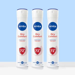 니베아 데오드란트 스프레이 드라이 콤포트 200ml, 3개 솔직 후기 | 피부 타입별 분석 - 상품 이미지 1