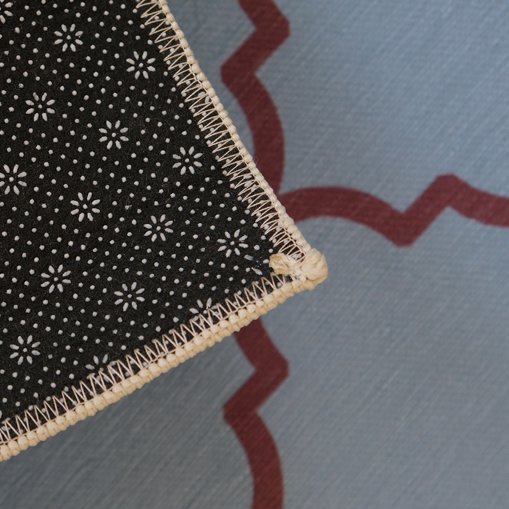 파르르맨션 사계절 대형 러그 디자인 거실 카페트 워셔블 먼지없는 러그 셰리프타일, 100x150cm