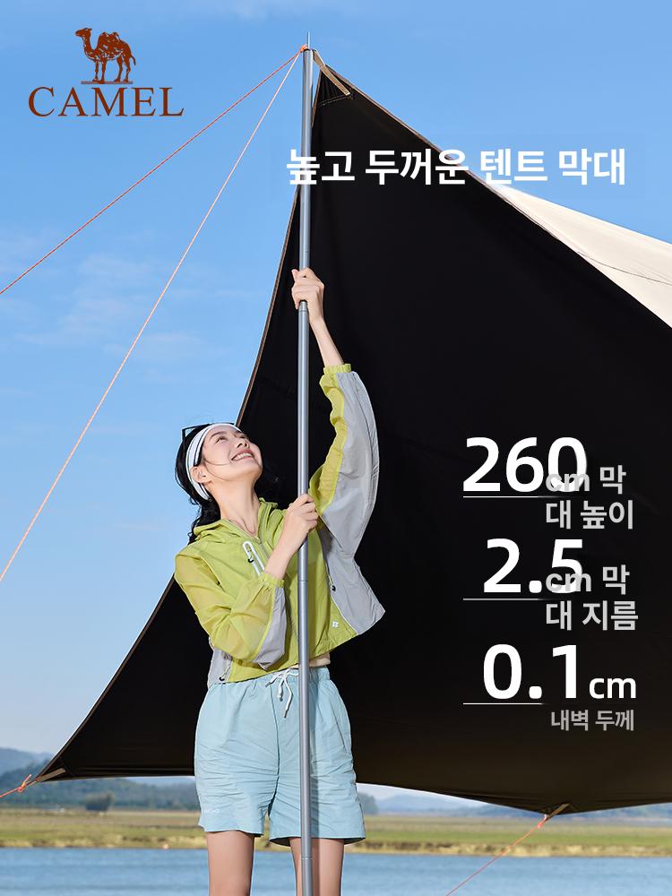대형 타프 블랙코팅 암막 10형 차박 쉘터 블랙코팅타프 20㎡ 팔각형 4-8인 고급 캠핑 A - 상세 이미지 4