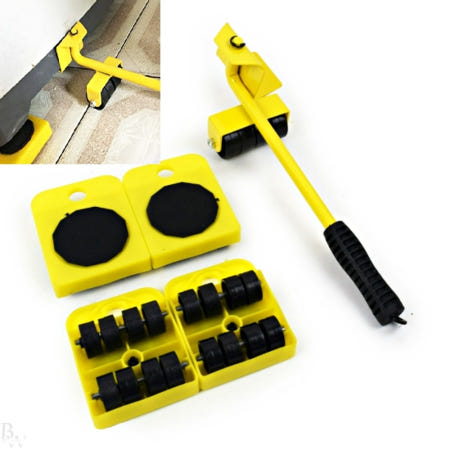 비워크협력사 셀프운반지렛대 가구이동바퀴받침대 이동받침대