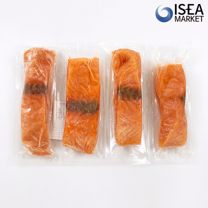 노르웨이 연어 스테이크 500g(125gx4팩) 연어구이용 개별포장 껍질없음(업소용 도매) - 상세 이미지 2