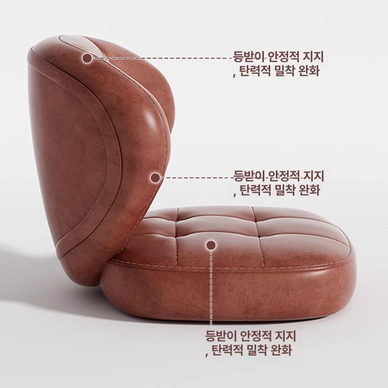 홈바의자 철제 높은 바체어 카페 바스툴 고급감 브라운 75cm철제다리 - 상세 이미지 5