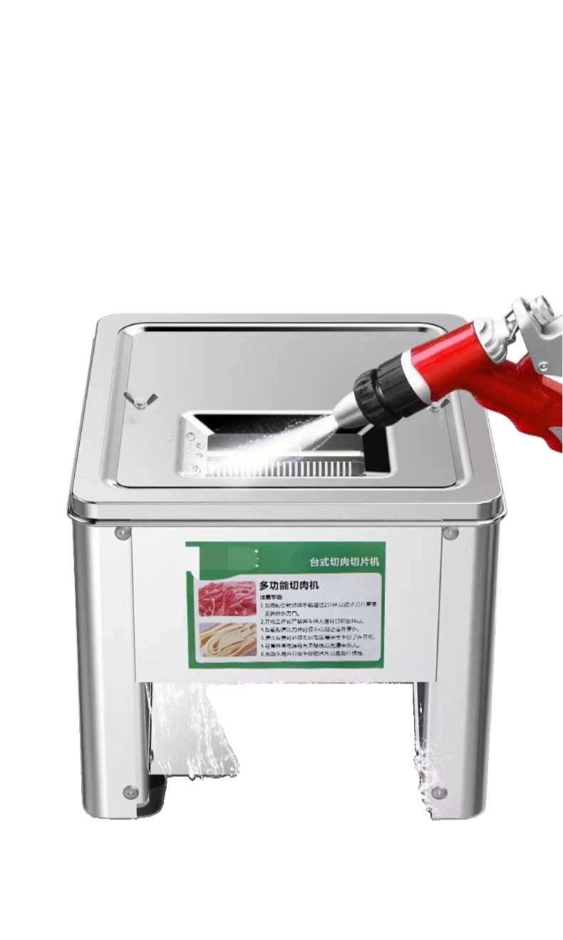 쇠고기 내장절단기 머릿고기 허파 슬라이서 업소용 경사형 내장 - 상품 이미지