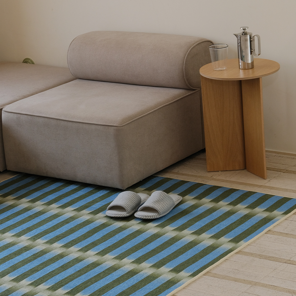 파르르맨션 사계절 디자인 러그 거실 대형 카페트 워셔블 먼지없는 러그 모스코드, 140x200cm