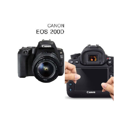 캐논 카메라 EOS 200D 액정 충격 보호 강화 필름 2개