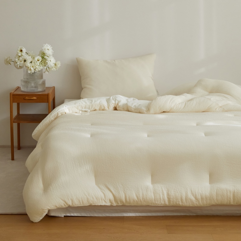 마틸라 부드러운 신축성 소프트휩 셔링 극세사 겨울 차렵 이불 베개세트 SS