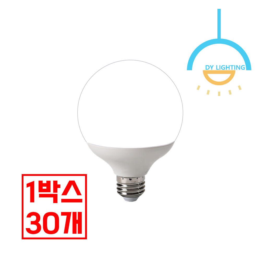 LED 전구 램프 볼구 12W, 숏 타입(주광색), 30개 - 메인 이미지