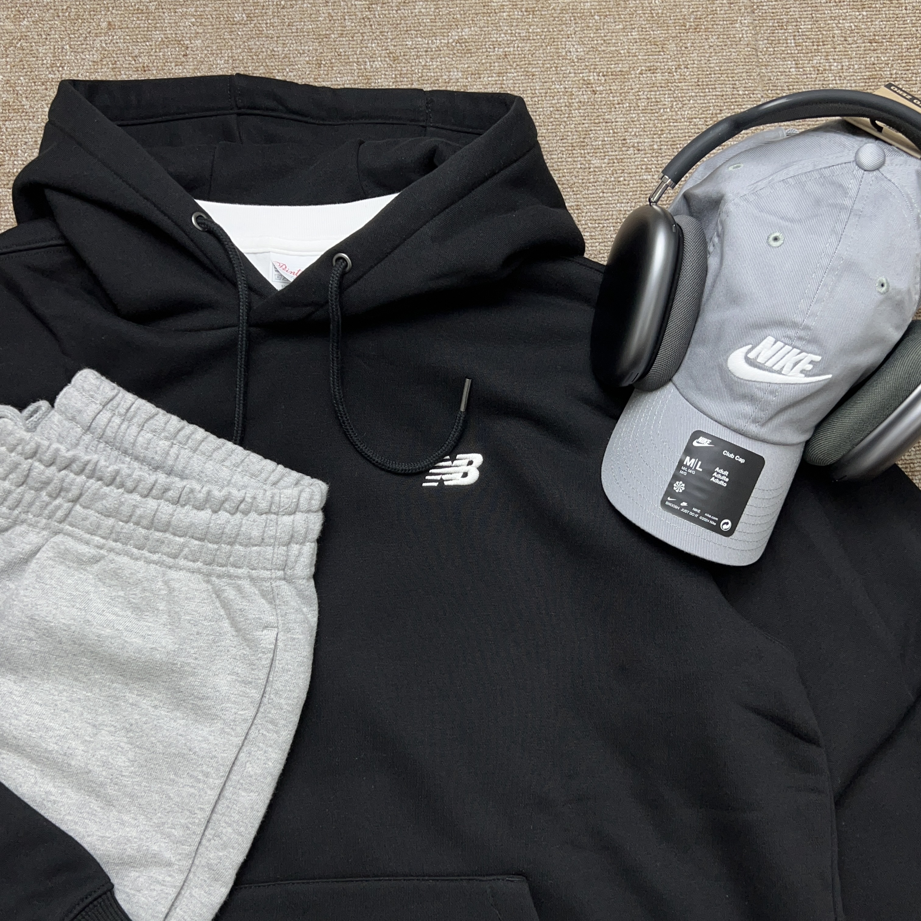 뉴발란스 후드티 USA 타이거 프린팅 기모 - 상세 이미지 4