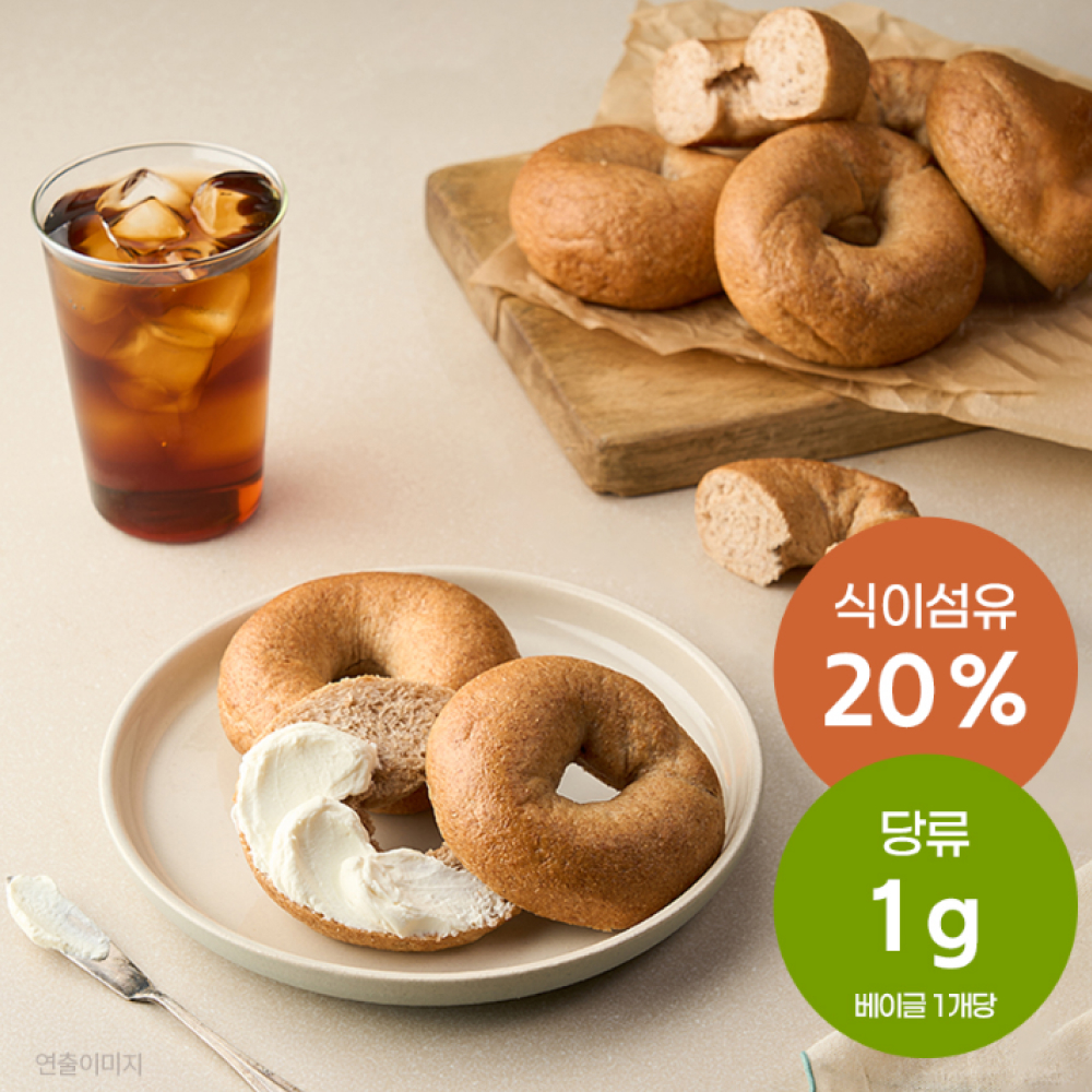 저당 통밀곤약 베이글 플레인 60g, 30개 - 상세 이미지 4