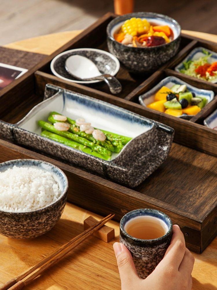 일본 가정식 식기 집들이 반찬 세트트레이 신혼부부 가정식반찬 트레이 음식 접시 감성 별도 쟁반 - 상세 이미지 4