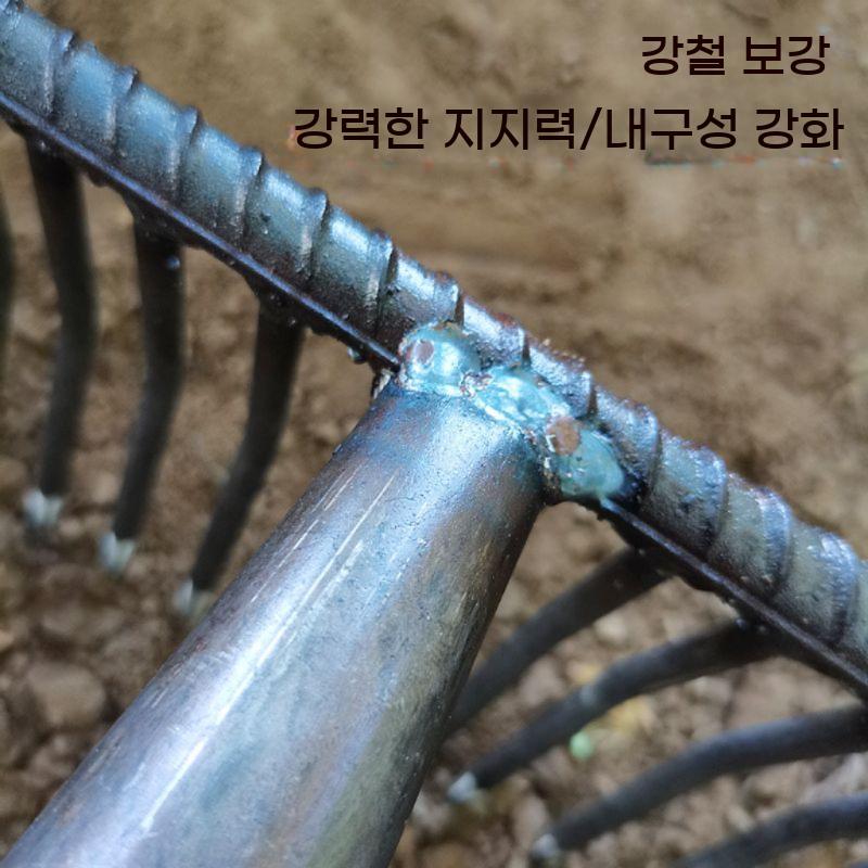 손갈퀴 돌고르는 도구 밭갈이 농기구 쟁기 갈퀴 단두 못갈퀴 - 상세 이미지 3