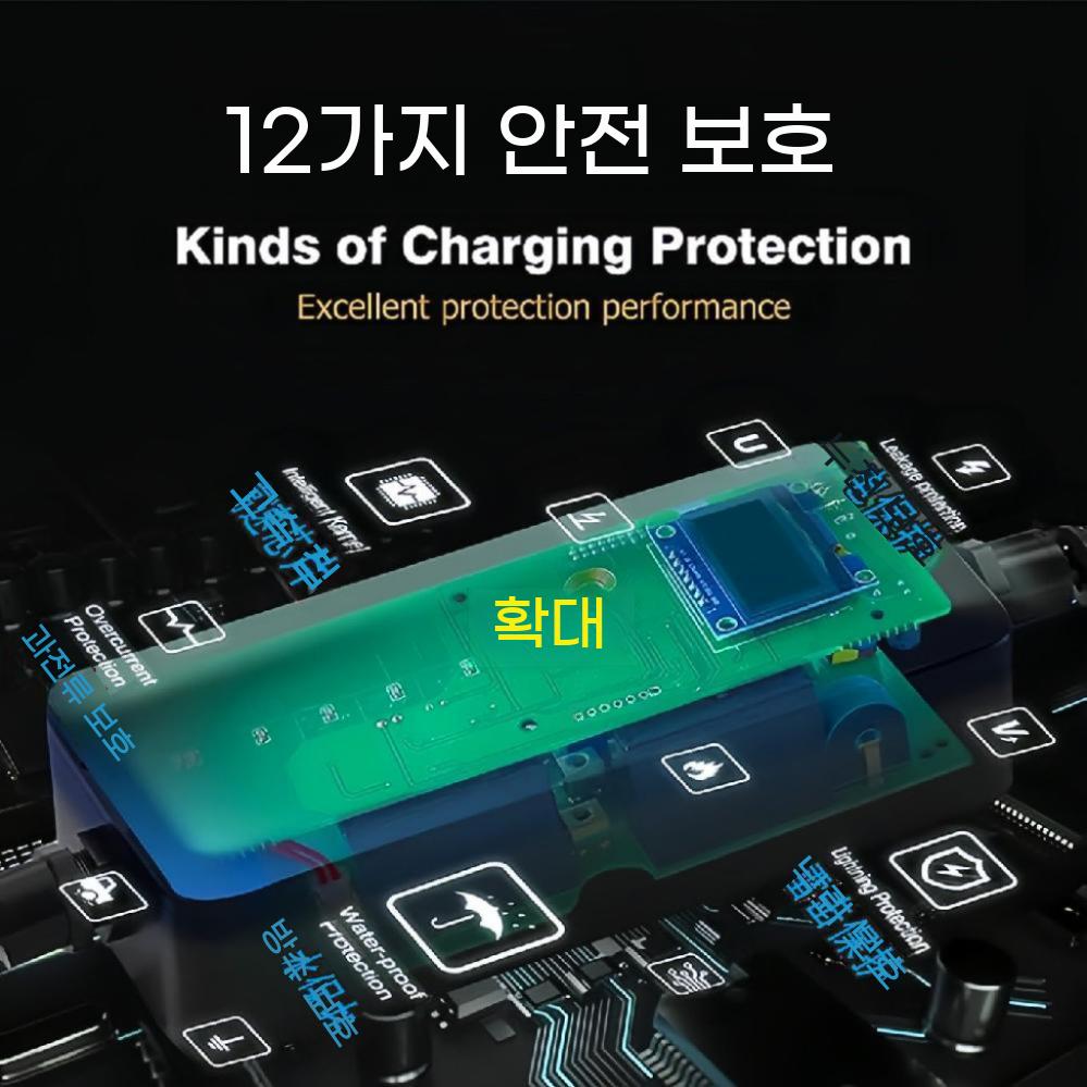 초고속 전기차 충전기 케이블 설치 충전 조정 플러그 - 상세 이미지 3