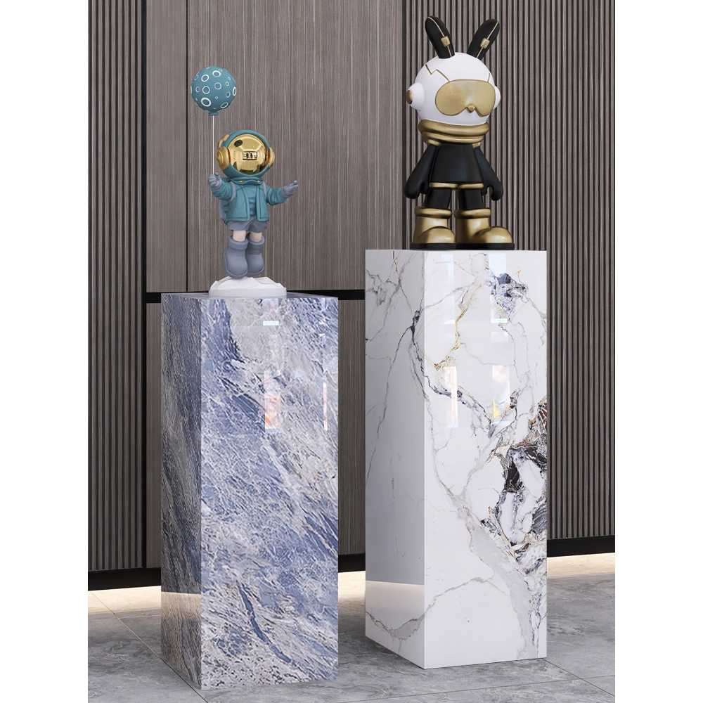 대리석 전시대 인테리어 소품 진열 선반 매장 베이스 A 30x30x90 - 상세 이미지 5