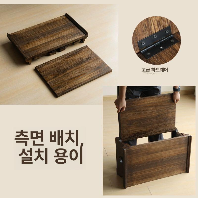 좌식 미니 좌탁 식탁 티테이블 접이식 미니 50x30x20 선물없음 - 상세 이미지 5