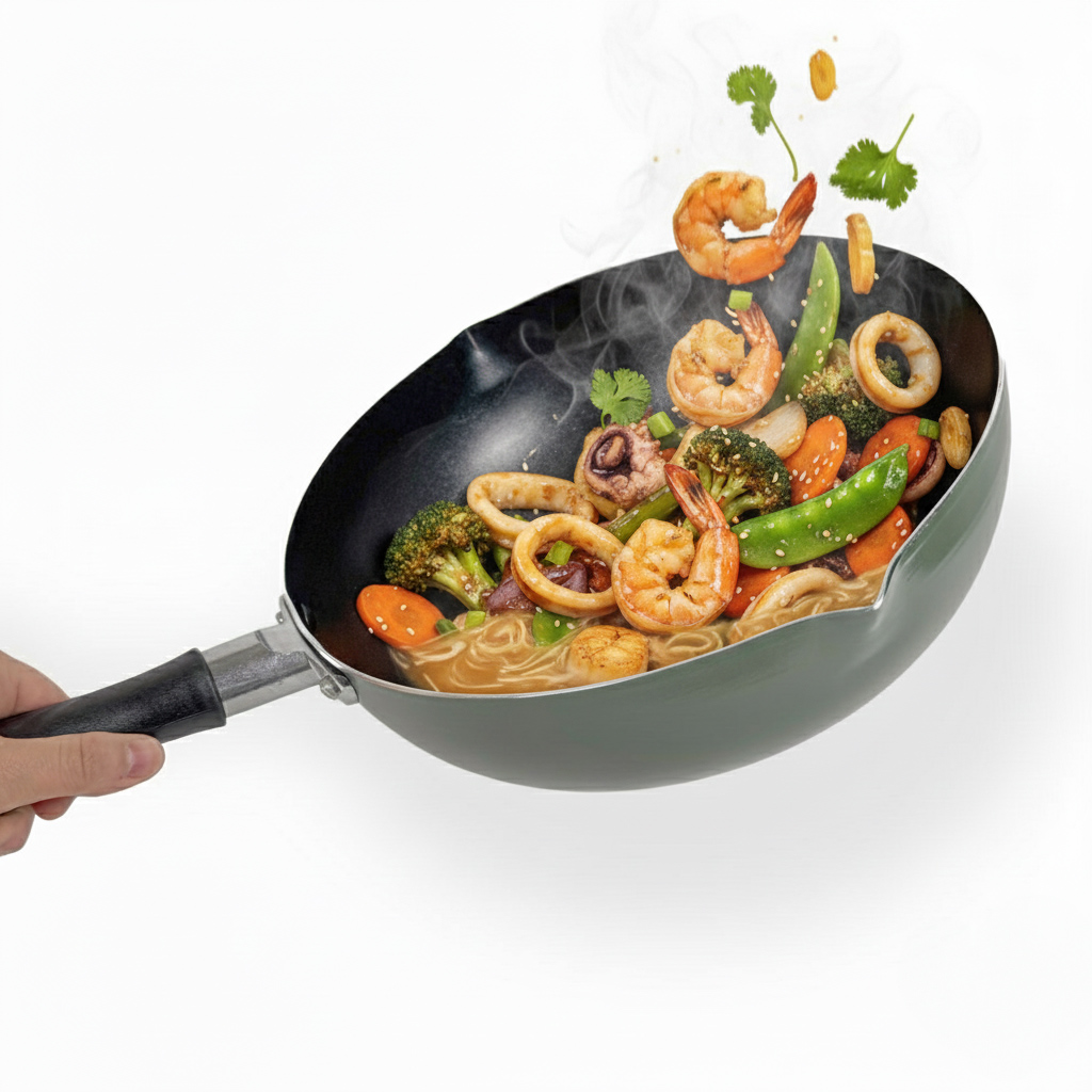 스피드웍 코팅 웍 가벼운 업소용 볶음팬 24cm 제품 이미지