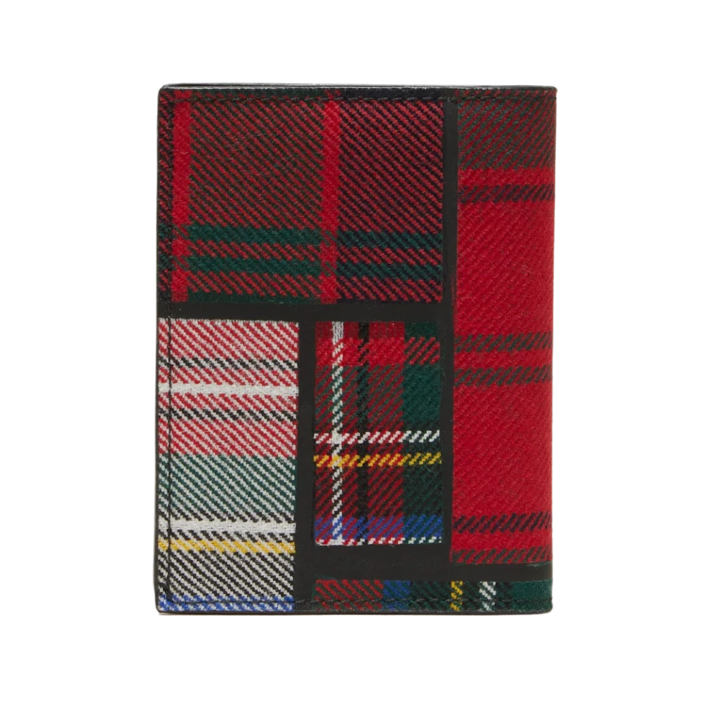 꼼데가르송 CDG 지갑 Tartan Patchwork 8Z-N091 - 상세 이미지 3