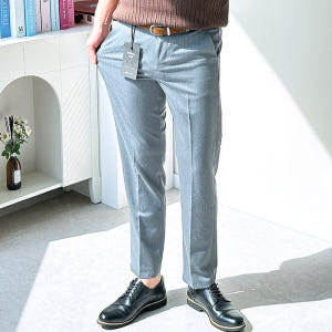 남자 슬랙스 남성 정장바지 봄 가을 여름 겨울 9부 10부 롱기장 숏기장... 착용 후기 | 사이즈/핏 총정리 - 상품 이미지 3