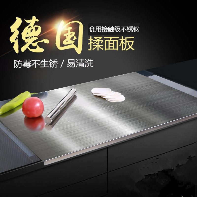 대형 스텐 싱크대 반죽 플레이팅 도마 상판 보호판 업소용 50x50x1.5 접힌 변 + 블랙 1x1x1 인치 - 상세 이미지 4