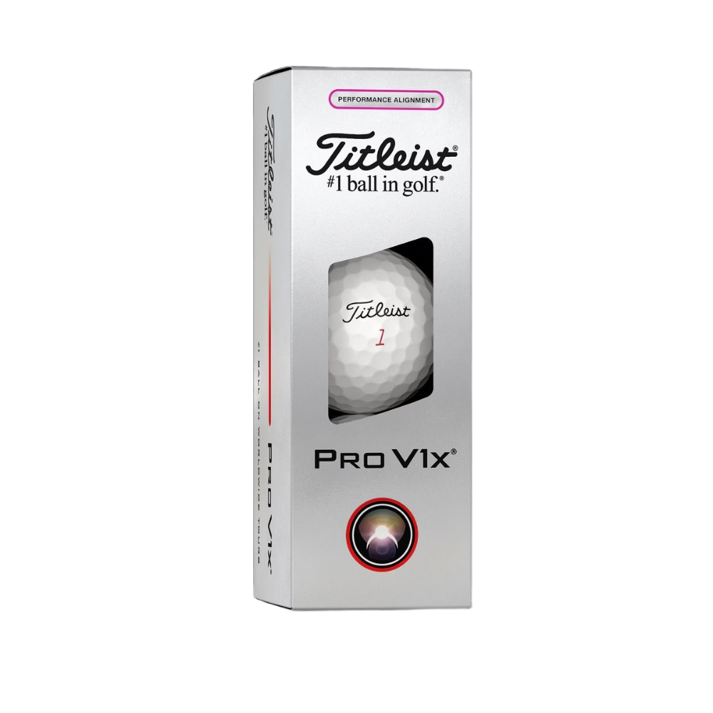 타이틀리스트 골프공 2025년 PRO V1X AIM 퍼포먼스 핑크라인 아쿠쉬네트코리아 - 상세 이미지 5