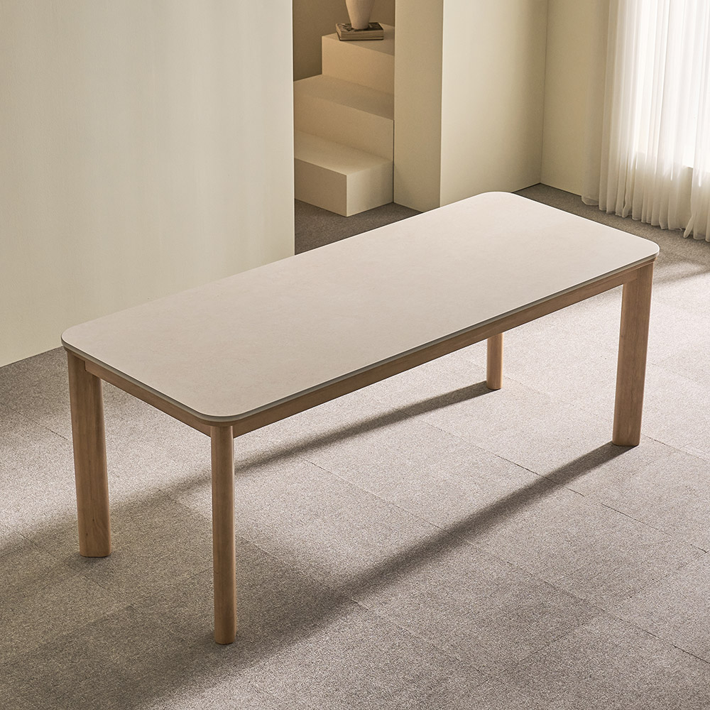 쏠앤까사 올리브 고무나무 원목 포세린 세라믹 식탁세트 4인용 6인용 1400 1600 1950