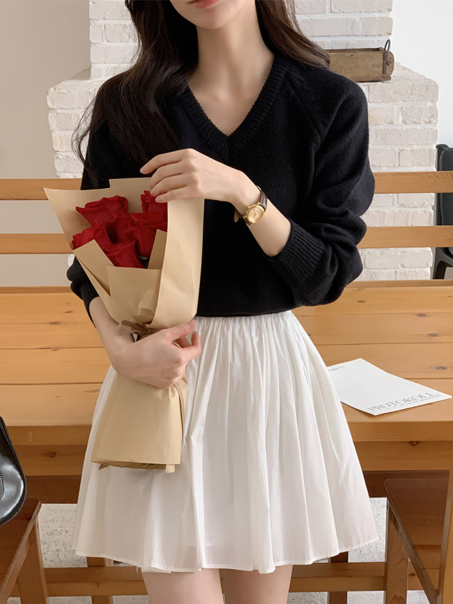V넥 8컬러 데일리 니트 nt5237 - 상세 이미지 5