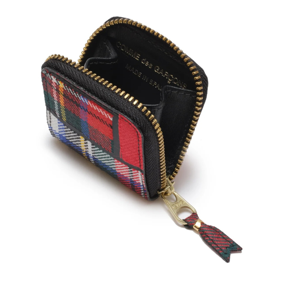 꼼데가르송 CDG 지갑 Tartan Patchwork 8Z-N041 - 상세 이미지 4