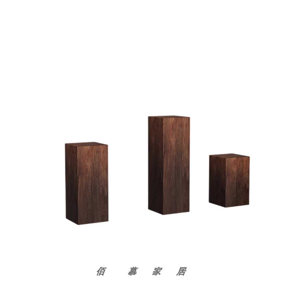우드 디스플레이 진열대 소품 전시 인테리어 장식용 월넛 30x30x50cm - 상세 이미지 5