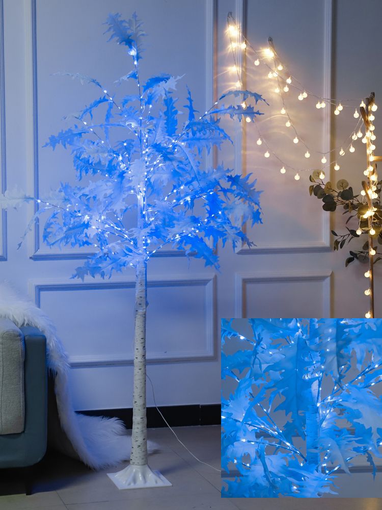 led 조명 무드등 자작나무 단풍 소품 램프 인테리어 요정 단풍나무 야자수 높이 45CM USB 푸시 (USB 플러그인은 두 가지 용도로 사용할 수 - 상세 이미지 3