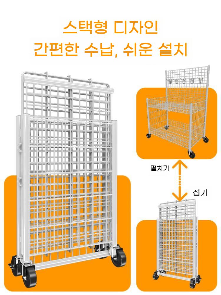 철제 플리마켓 매대 홍보용 진열대 부스 접이식 행사 - 상세 이미지 3