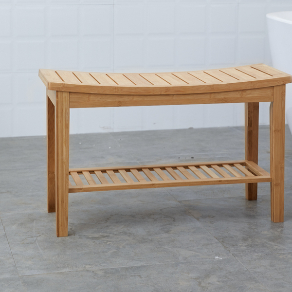 미끄럼방지 욕실 의자 히노끼 체어 반신욕 샤워 고급 욕실 마사지 48x25.5x43cm - 상품 이미지