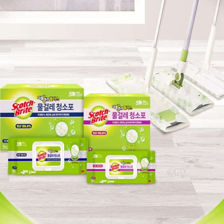 울언니협력사 루미샵 3M 물걸레 청소포 더블액션 대형 20매 37x20cm 밀대청소포 바닥청소포 물걸레청소포밀대 청소티슈 마대걸레