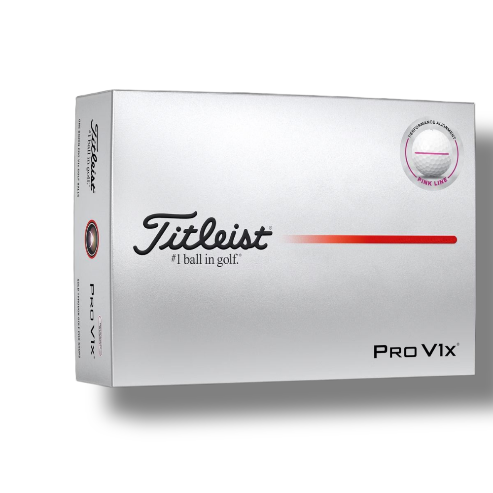 타이틀리스트 골프공 2025년 PRO V1X AIM 퍼포먼스 핑크라인 아쿠쉬네트코리아 - 상세 이미지 2