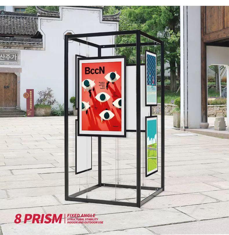 사진 전시대 접이식 스탠드 스튜디오 예술 작품 블랙 60x160 스크린 스탠드 접이식 - 상세 이미지 4