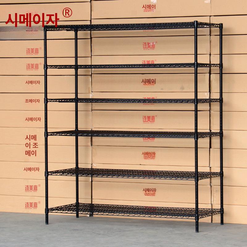 컴퓨터 수납 본체 이동식 선반 2층 사무용 사이드 4단 폭 35 길이 100 높이 180 - 상세 이미지 2
