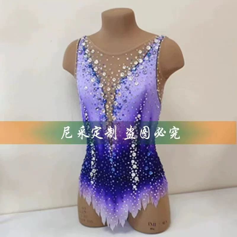 피겨 스케이팅 슈트 아이스 치어리더 그레이딩 공연 무대 10세트 최소한도 순서 1세트 발송 한 사이즈 - 상세 이미지 5