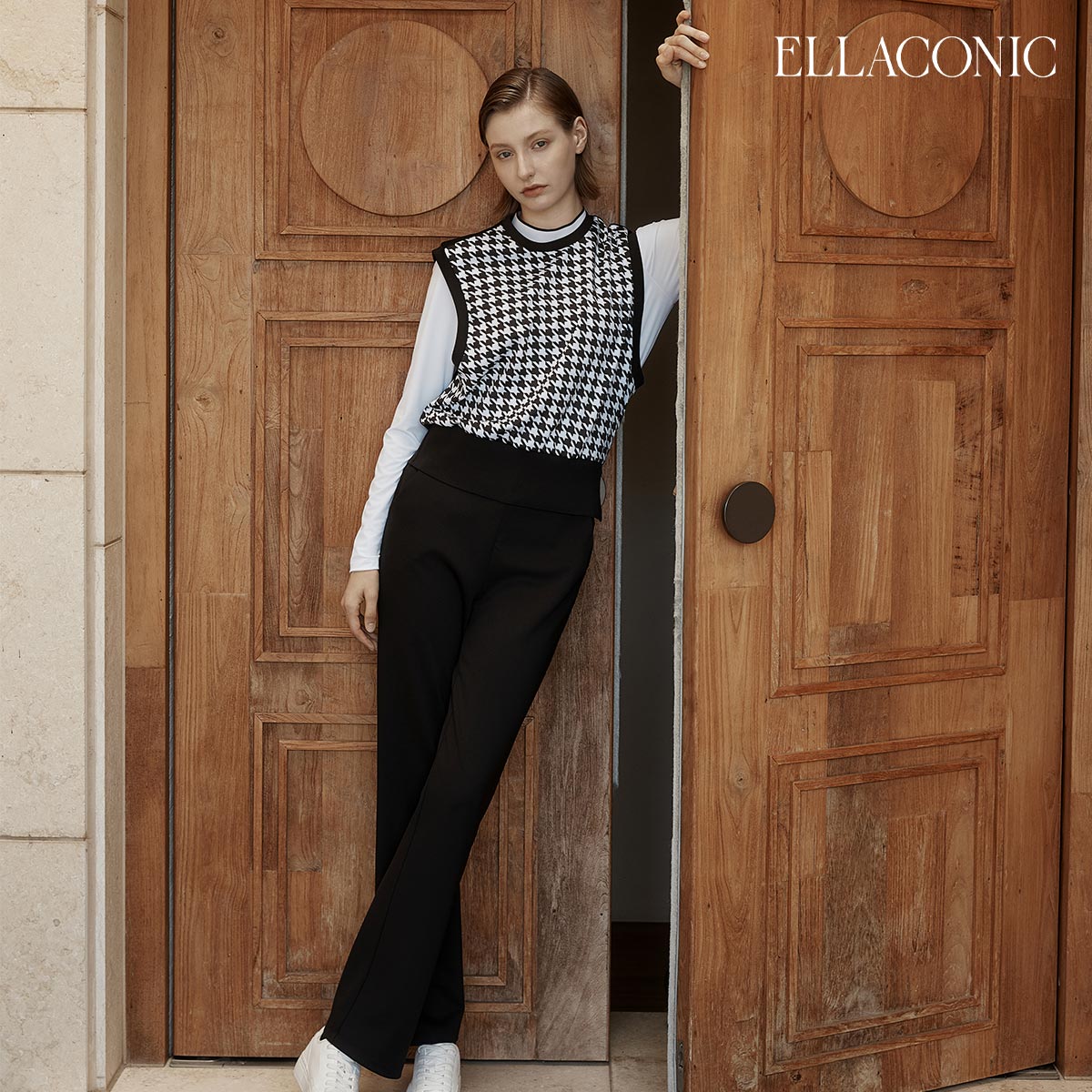 [25FW 최신상] 엘라코닉  폰테 팬츠 - 상품 이미지