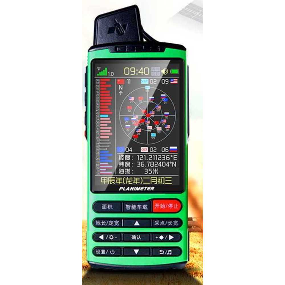 GPS 면적측정기 토지 경작지 측량기 농업 임야 측정용 T5 6스타 + 4800mAh 배터리 - 상품 이미지