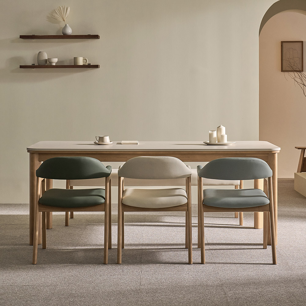 쏠앤까사 올리브 고무나무 원목 포세린 세라믹 식탁세트 4인용 6인용 1400 1600 1950